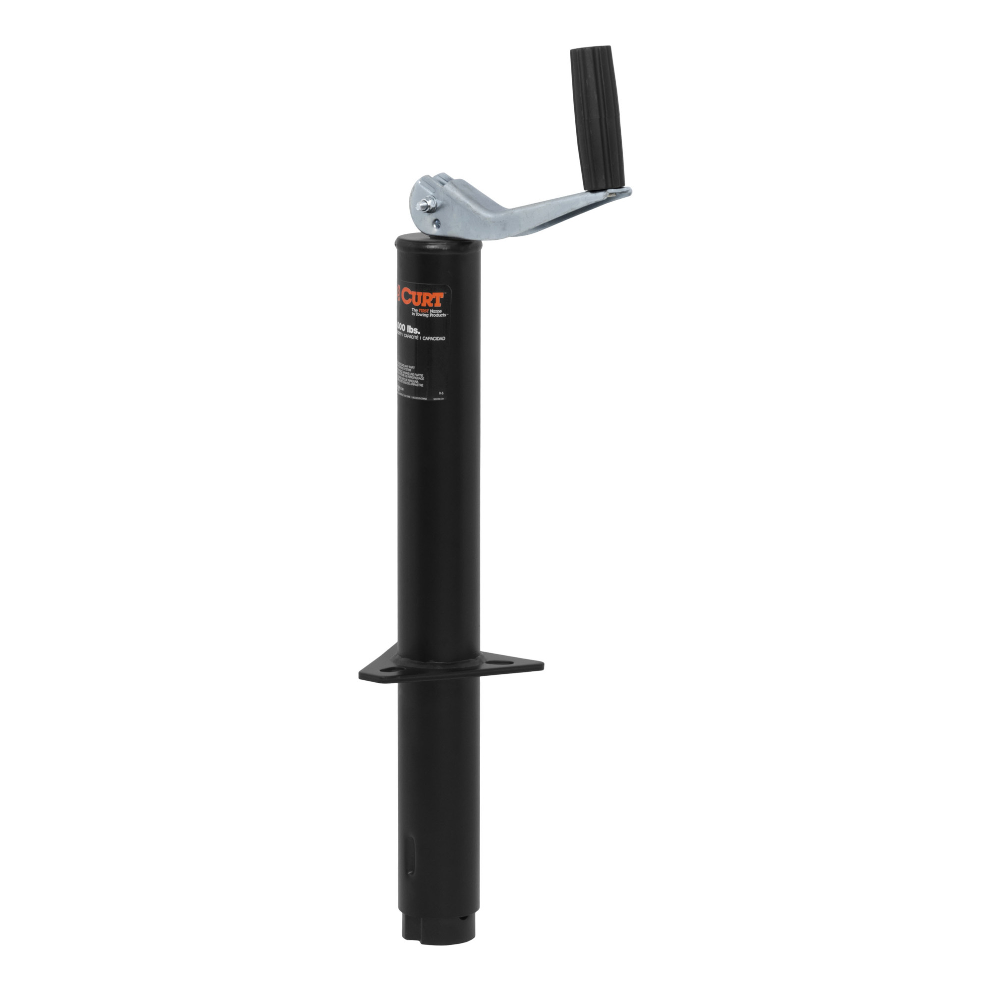 Curt Manufacturing, A-Frame Jack w Top Handle 2000 lbs, 14in. Travel, Model# 28200